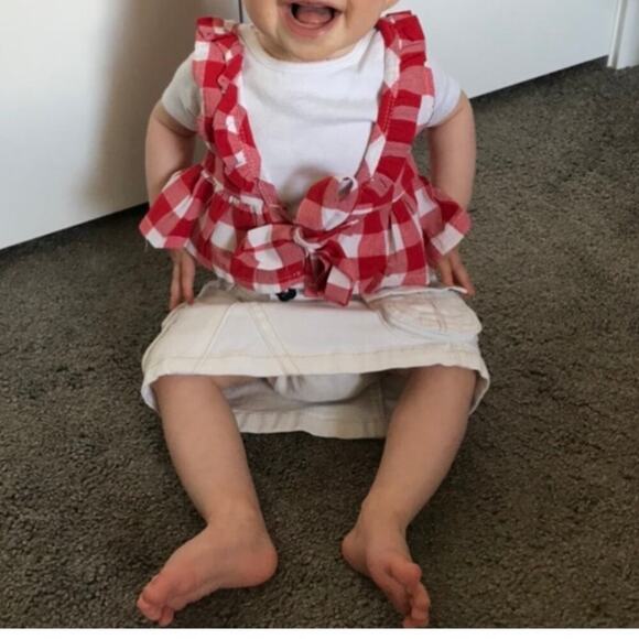 Checkered Baby Girl Top/vest - Picture 5 of 7